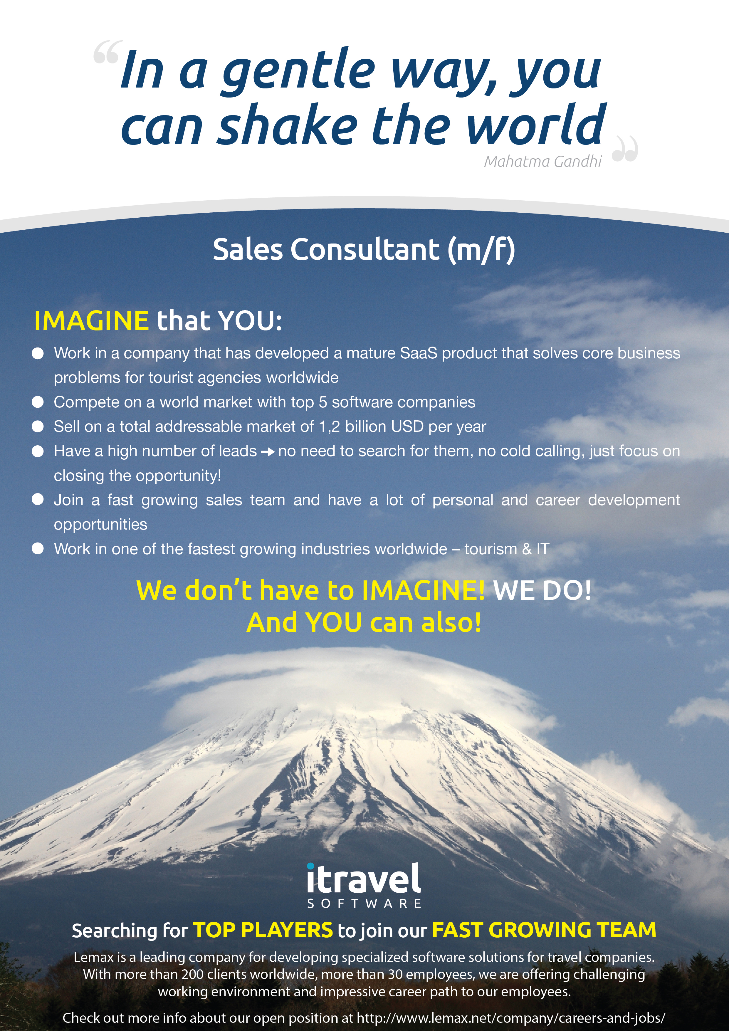 What is an engineer doing in sales?