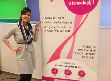 We presented ICT Supergirls and mentorship program 'You can do IT'