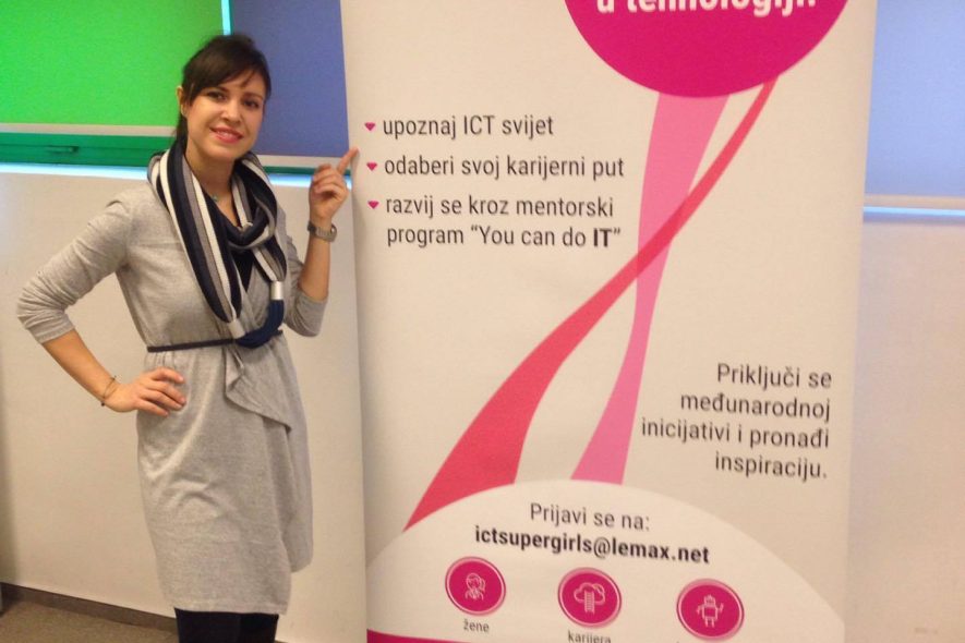 We presented ICT Supergirls and mentorship program 'You can do IT'