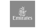 emirates logo homepage bw